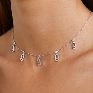 Messika - Gorgeous Silver Necklace With Exquisite Design